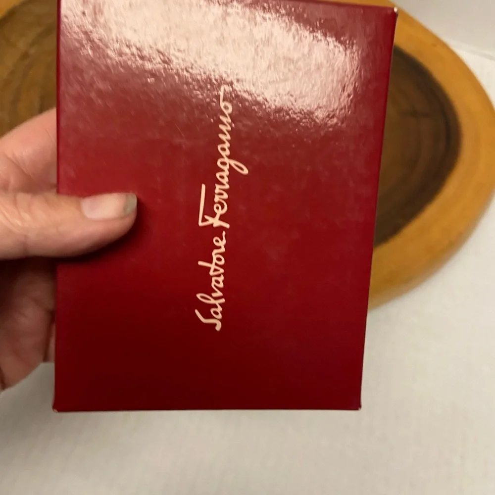 Salvatore Ferragamo Vintage Key Holder Key Fob In Box